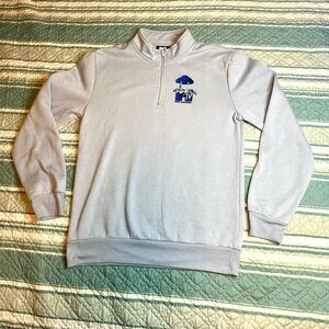 Vintage MTV Quarter Zip Up Pullover Lightweight Sweater Size Small